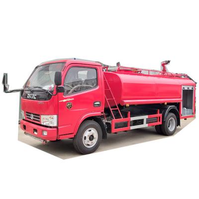 China Good Design Dongfeng Diesel 4000L Water Tanker Fire Fighting Truck Price 5990X2050X2300 for sale