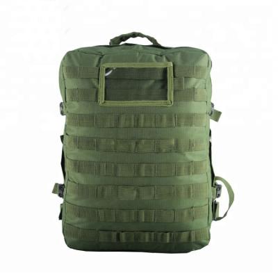 China Waterproof Hiking Backpack Tactical Backpack in Army Green for sale