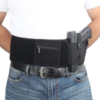 China Carry Custom Tactical Waist Neoprene Comfortable Hidden Carry Belly Band Gun Holster for sale