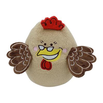 China Horse Plush Chicken Pillow New Design Soft Plush Pillow Rounded Plush Chicken Pillow for sale