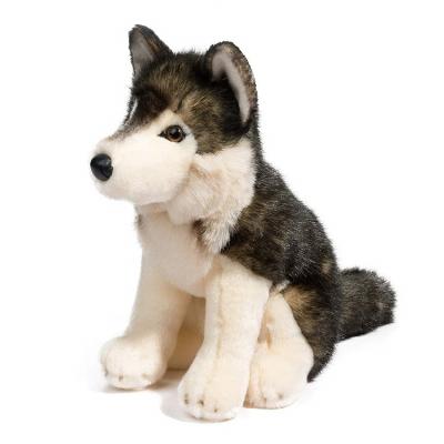 China Custom Plush Stuffed Animal Wolves Toys Stuffed, Plush Wolf Animal Toys, Promtional OEM Animal Stuffing for sale