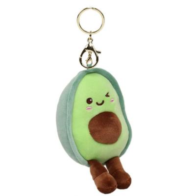 China AL Plush Stuffed Toy Backpack Bag Keychain Key Chain Keychain Key Chain Cute Hanging Avocado Plush Decoration for sale