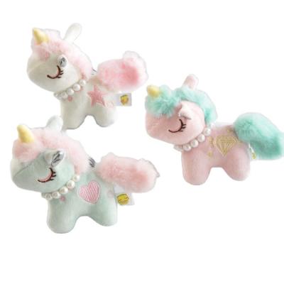 China Cute Plush 10CM Plushies Uncorn Key Chain Toys for sale