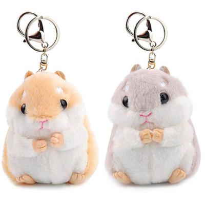 China Plush An Ornament On The Key Chains Custom Plushes Of A Backpack Cute Hamster Plush Toy for sale