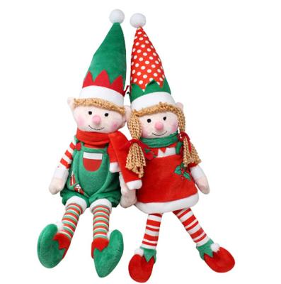 China Soft Stuffed Plush Christmas Stuffed Toys Christmas Holiday Plush Role Play Toys for Kids, Xmas Party Favors for sale