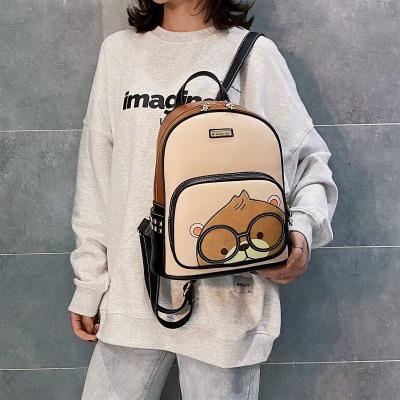 China 2022 Autumn Cartoon Motion Sensing Cute Women's Backpack New All-match Women's Bag Handbag Women's Bag for sale