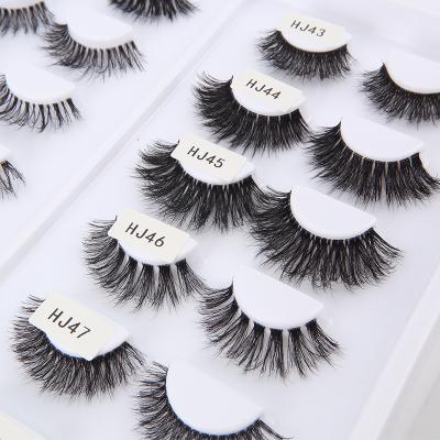 China Hollyren Natural Super Soft Long Faux Mink Lashes Tapered Eyelashes 100% Real Hair for sale