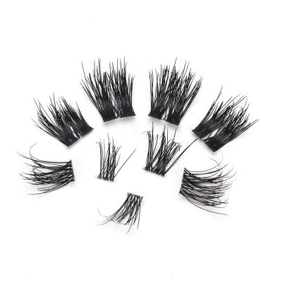 China Private Label Xizi Natural Styles 3D Double Layered 3D Layered Effect Group Lashes for sale