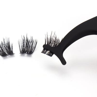 China Double 3D Layered 2020 New Design 3D Layer Effect Unique Styles Group Lashes Maker for sale