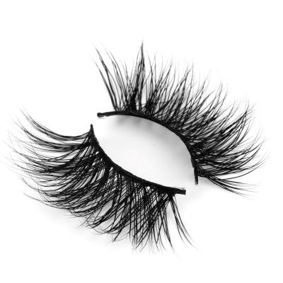 China Wholesale Soft Mink Eyelash Custom Texture Label 18mm Real Mink Eyelashes Cruelty Free 3d Fluffy Mink Eyelashes for sale