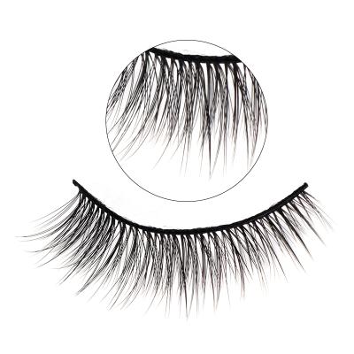 China Fake 3D Mink Eyelashes Vendor Natural Texture Genielash Brand Soft Black Tape Lighter for sale