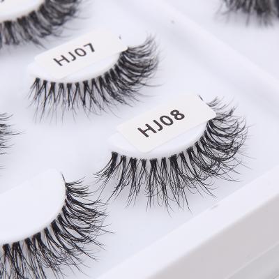 China Crisscross Hair Effect Super Vegan Lashes 3D End Faux Hair Knot Eyelashes Tapered 100% Free Hair for sale