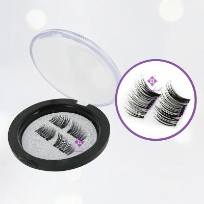 China Soft Genielash Private Label Packaging Box Easy Apply Magnetic Texture Eyelashes for sale