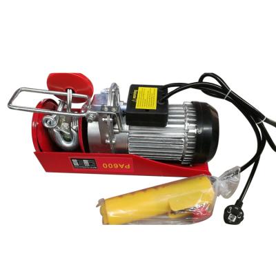 China Space Saved Mini 1000 Kg Portable Micro Wire Rope Hoist Motor Lift Electric Hoist PA1000 For Sale for sale