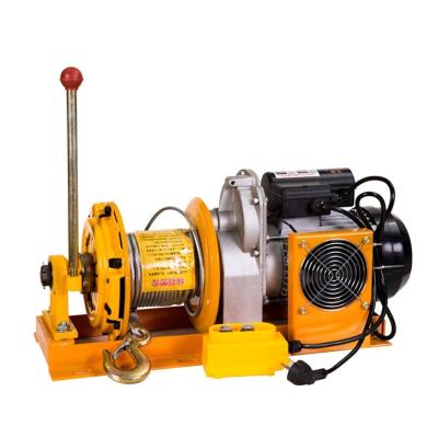 China Building material stores China factory 220v wire rope hoist electric hoist electric winch with clutch for sale