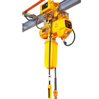 China Lifting Tools 5 Ton Wireless Remote Control Type Electric Chain Hoist With Electric Trolley for sale