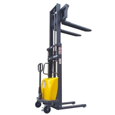 China Building Material Shops High Performance Semi Electric Forklift 1.5T 1T Small Stacker For Warehouse Use for sale