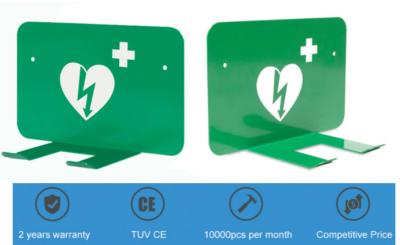 China Van de Steun zet de Groene Zoll van AED van de erosieweerstand Defibrillator Muur Stevig op Te koop