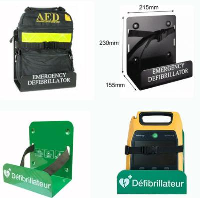 China Geautomatiseerde Defibrillator AED-Muursteun met Regelbare het Bevestigen Riem Te koop