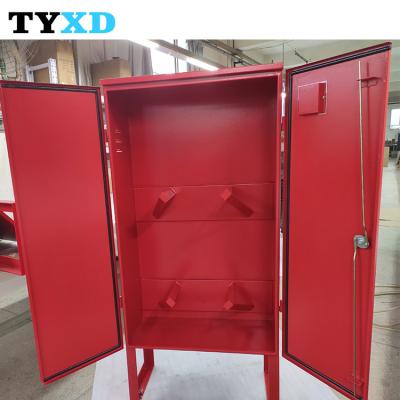 China Red Fire Extinguisher Cabinets , High Durability Fire Hose Cabinet for sale