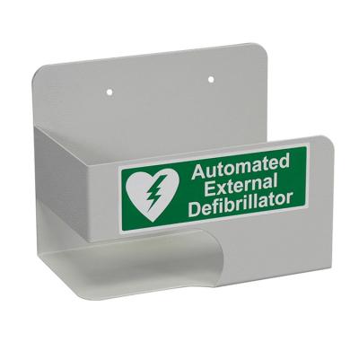 China Cold Rolled Steel AED Wall Bracket , Safety First Aid AED Defibrillator Wall Bracket for sale