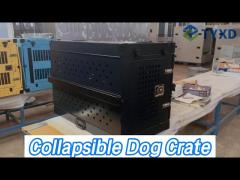 Heavy Duty Aluminium Collapsible Dog Crate Kennel Lightweight For Large Dogs