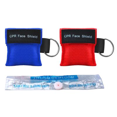 China wholesale 420D Oxford China manufacture mini cpr barrier mask cpr supplies/cpr mouthpiece for sale