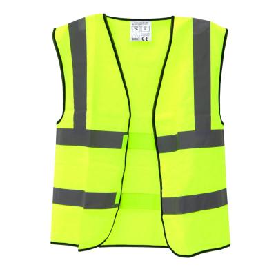 China Water Proof Customized High Visibility Road Safety Warning Reflective Mesh Safety Vest With Reflective Stripe for sale