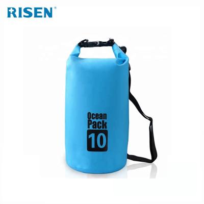 China Portable Waterproof Wholesale PVC Dry Bag Waterproof Bag For Canoe Boating Camping Floating Kayaking Water Bag for sale