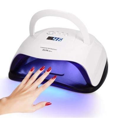 China 80W Nail Dryer UV Light Portable 42 Pcs LED Nail Dryer Handheld Lifting Lamp with 4 Timer Setting for sale