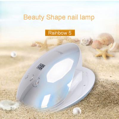 China Plastic Nail Dryer LED 48W Rainbow ABS 5 Lamp UV Nail Dryer Machine For All Gel Curing Light Nail Art Dryer Manicure Tools for sale