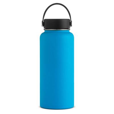 China Sustainable 32oz Double Wall Vacuum Insulated Stainless Steel Best Leak Proof Sports Water Flask Hydraulic Bottle for sale