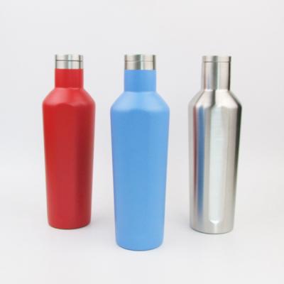 China 25oz Viable Wine Double Wall Thermos Flask Stainless Steel Water Bottle Insulated Wine Bottle Viable for sale