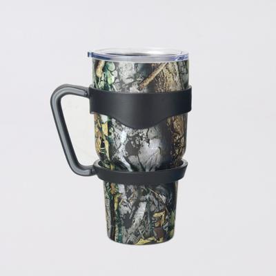 China Sustainable 30 oz camouflage stainless steel forest termo insulated vacuum coffee travel mug rtic tumbler for sale