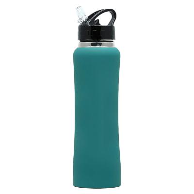 China Viable Insulated Water Bottle with Straw Stainless Steel Double Wall Sports Bottle Thermal Vacuum Keeps Hot or Cool BPA FREE for sale