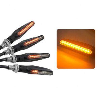 China Universal Motorcycle Turn Signal Light Led Motorcycle Indicators Turn Signal Lights Led Blinker Blinker 2.5 x 11cm for sale