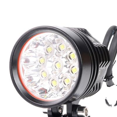 China Universal Light Super Bright 90W Motorcycles Head Led Work Light Universal Motorbike Mini Driving Headlight Motorcycle Spotlights Led for sale