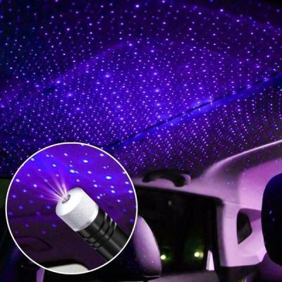 China Atmosphere Lights Ambient Led Light Projector Usb Interior Car Star Roof Lights Kit Starry Light for sale