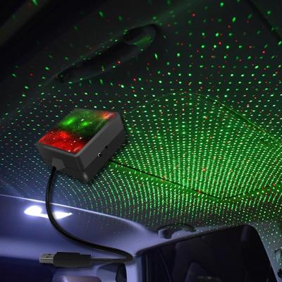 China Usb Auto Interior Roof Lights Sky Ceiling Star Light Car Top Stars In Car 20*11*2.5cm for sale