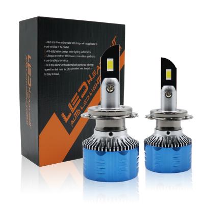 China H11 H4 H7 Aluminum Auto Light System Lamp Led Auto Headlight Lamp Kit Bulbs Car Led Auto Headlight Depo Lamp for sale