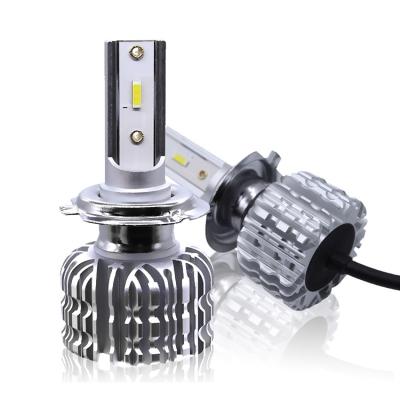 China Car Headlight Light Automotive Fanless Head Lamp Bulb Best 9005 9006 H4 H7 H11 H13 K1 Headlamp Car Lights H4 H7 LED Headlight for sale