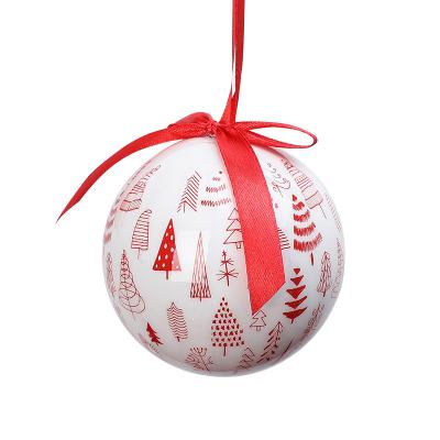 China Fashion Christmas tree ornaments crystal ball foam ball 75mm Christmas ball ornaments holiday home shopping mall atmosphere layout for sale