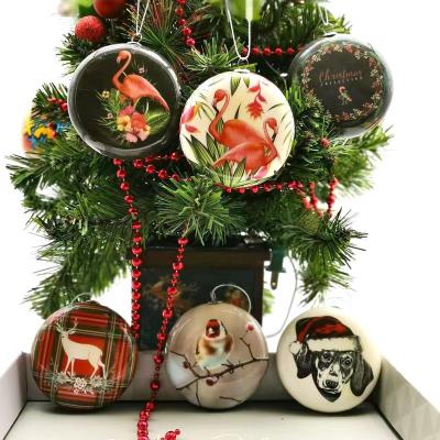 China Foam Christmas foam sticker ball Colorful design Hanging holiday decoration Christmas tree upholstery Poly Dragon flower paper ball for sale