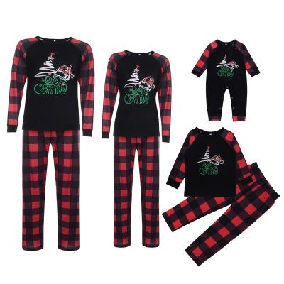 China Christmas QUICK DRY Pajamas Set Winter Clothes Pijamas Christmas New Parent-child Clothing Happy Family Sleepwear for sale