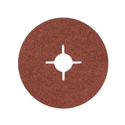 China Sharper And More Wear Resistant High Quality Polishing Aluminum Oxide Wood Fiber Disc 5inch Stainless Steel Grit 36 ​​Thickness 0.8mm for sale