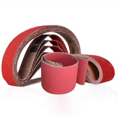 China Narrow Belt Aluminum Oxide Abrasive Grinding Sanding Belt For Metal Polishing 36#-600# for sale