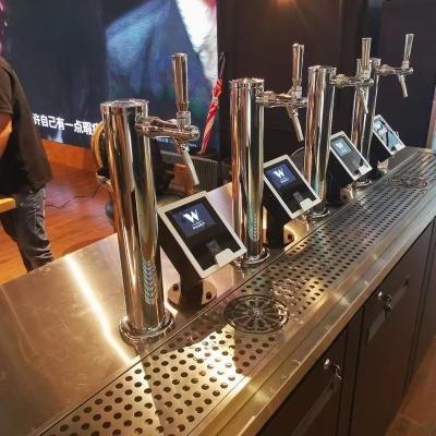 China self serve beer tap system Self-serve beer tap mobile beer counter kegerator for sale