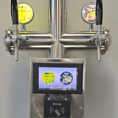 中国 Recharge induction membership card selfpay self-serve table taps beer dispenser system 販売のため