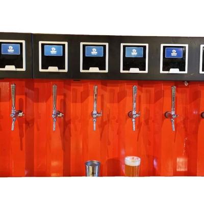 Cina Beer ATM Self serve beer dispenser by Rfid rechargeable card dispenser beer tap wall in vendita