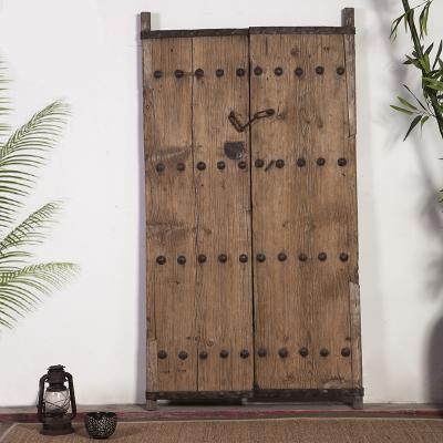 China Sliding Hot Selling Natural Antique Carved Wooden Door for sale